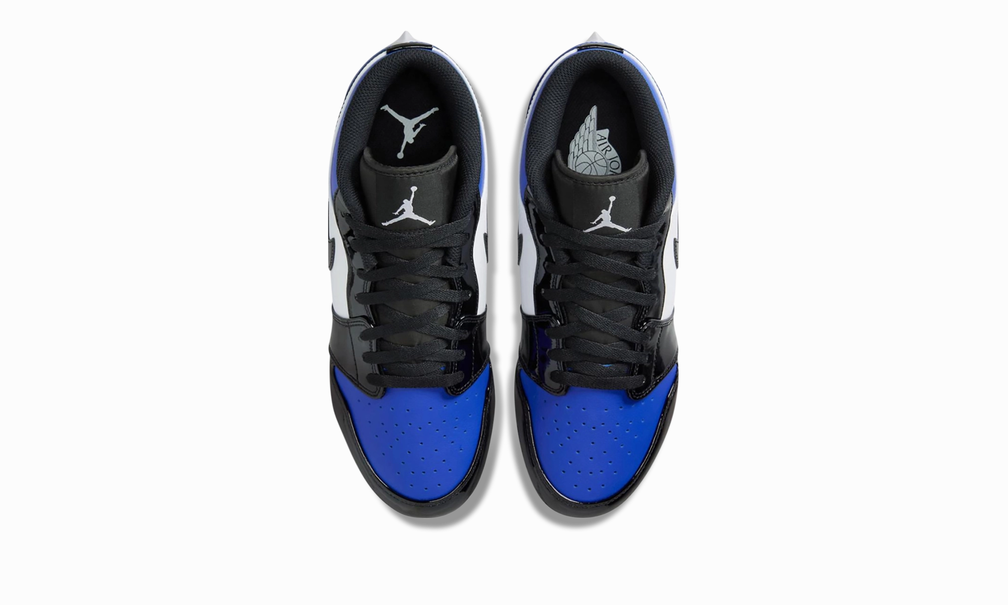 Padded Strap, Wool Air Jordan 1 Low TD Cleat "Game Royal White"
