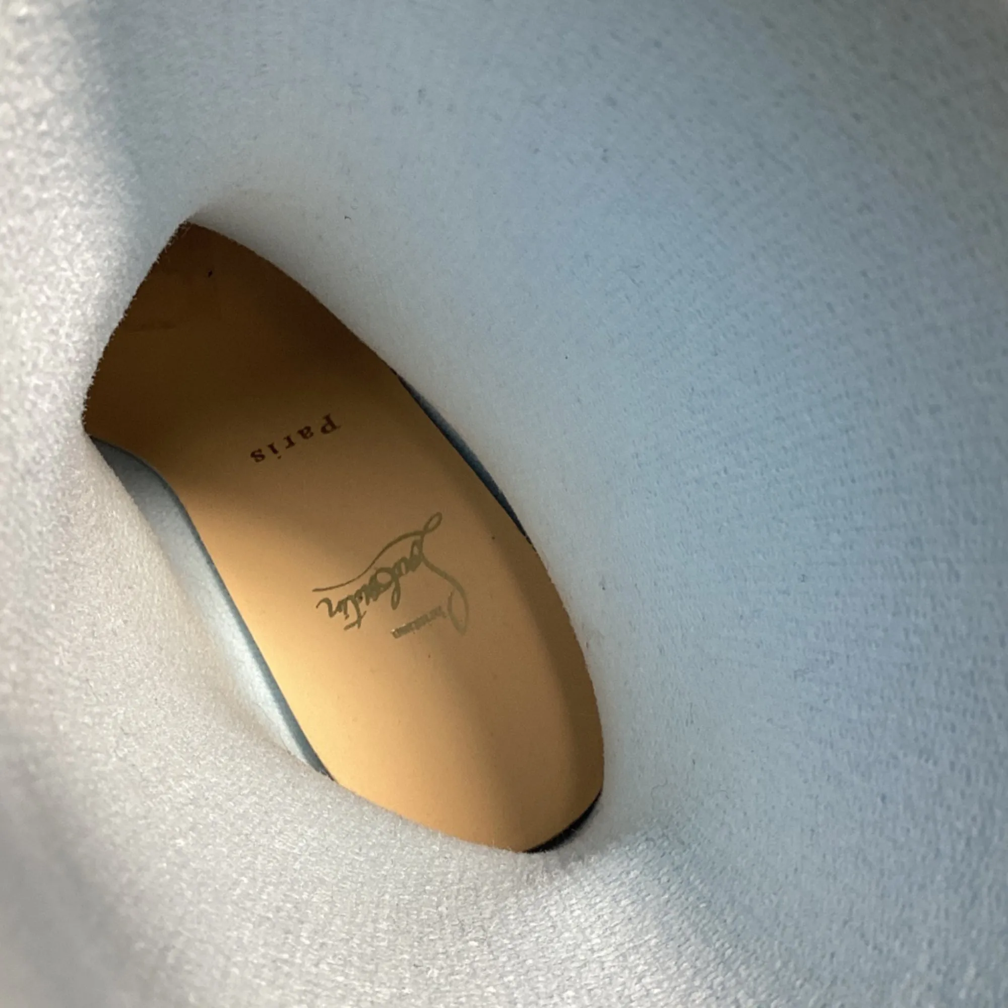 Christian Louboutin Women's "Version Splash" Heeled Rain Boots Shoes