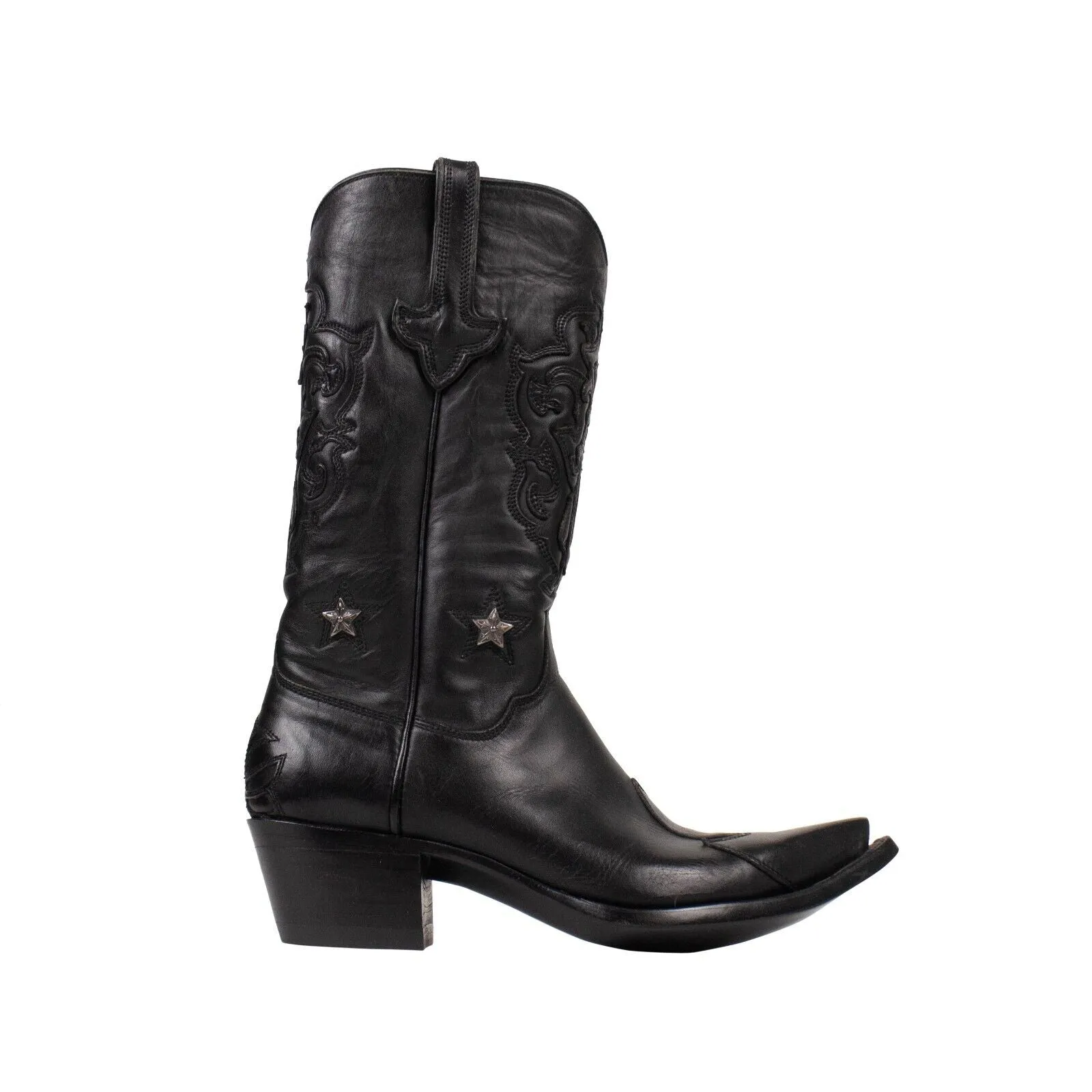 Chrome Hearts Western Cowboy Boots - Black