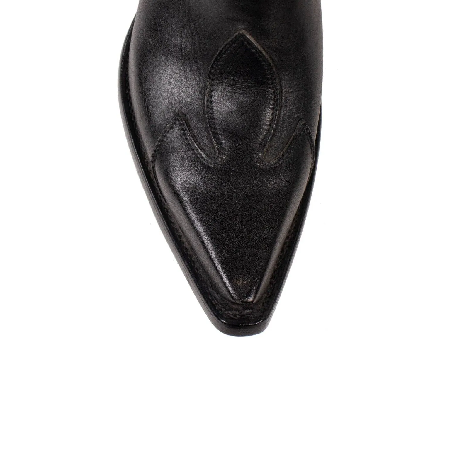Chrome Hearts Western Cowboy Boots - Black