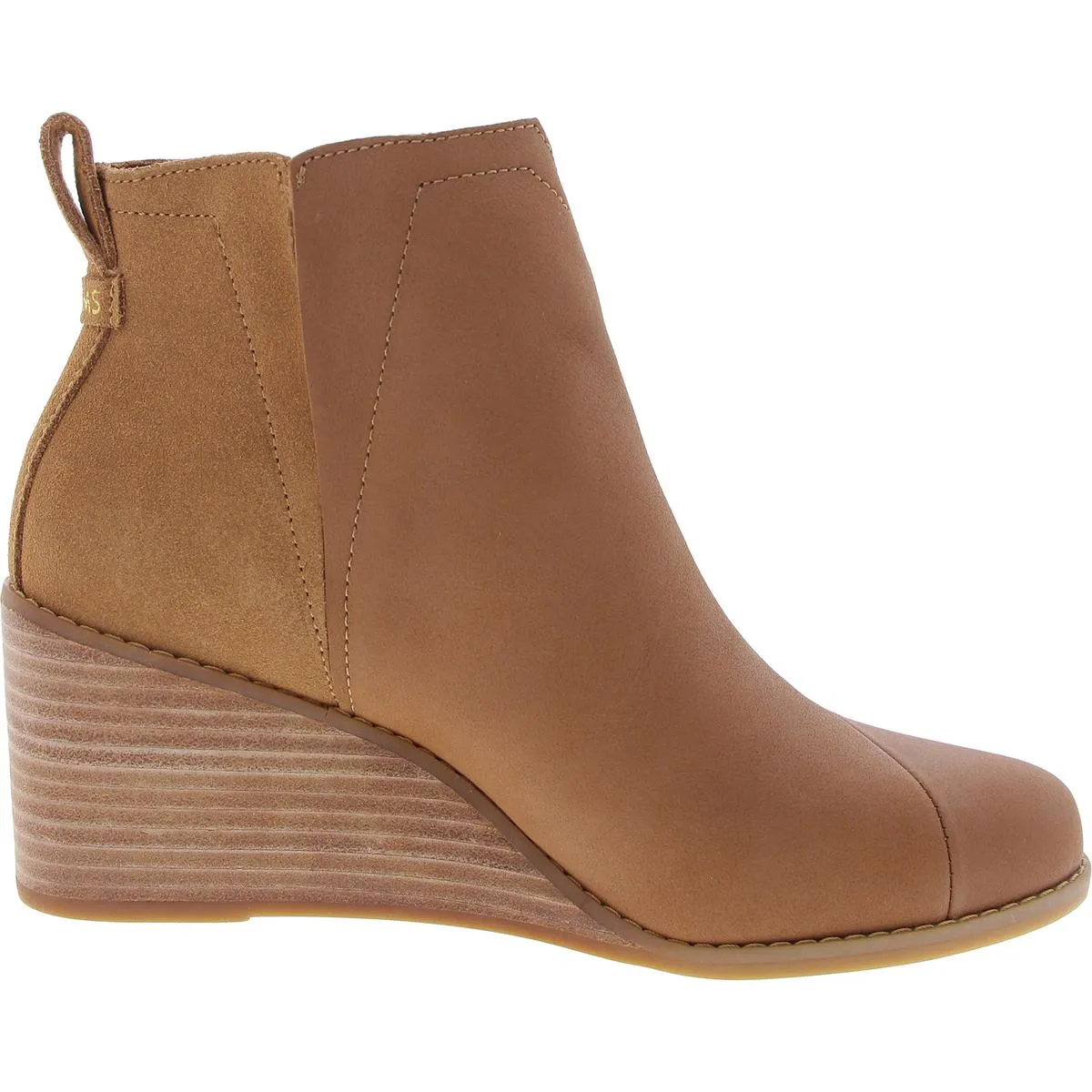 CLARE Womens Pointed Toe Wedge Heel Wedge Boots