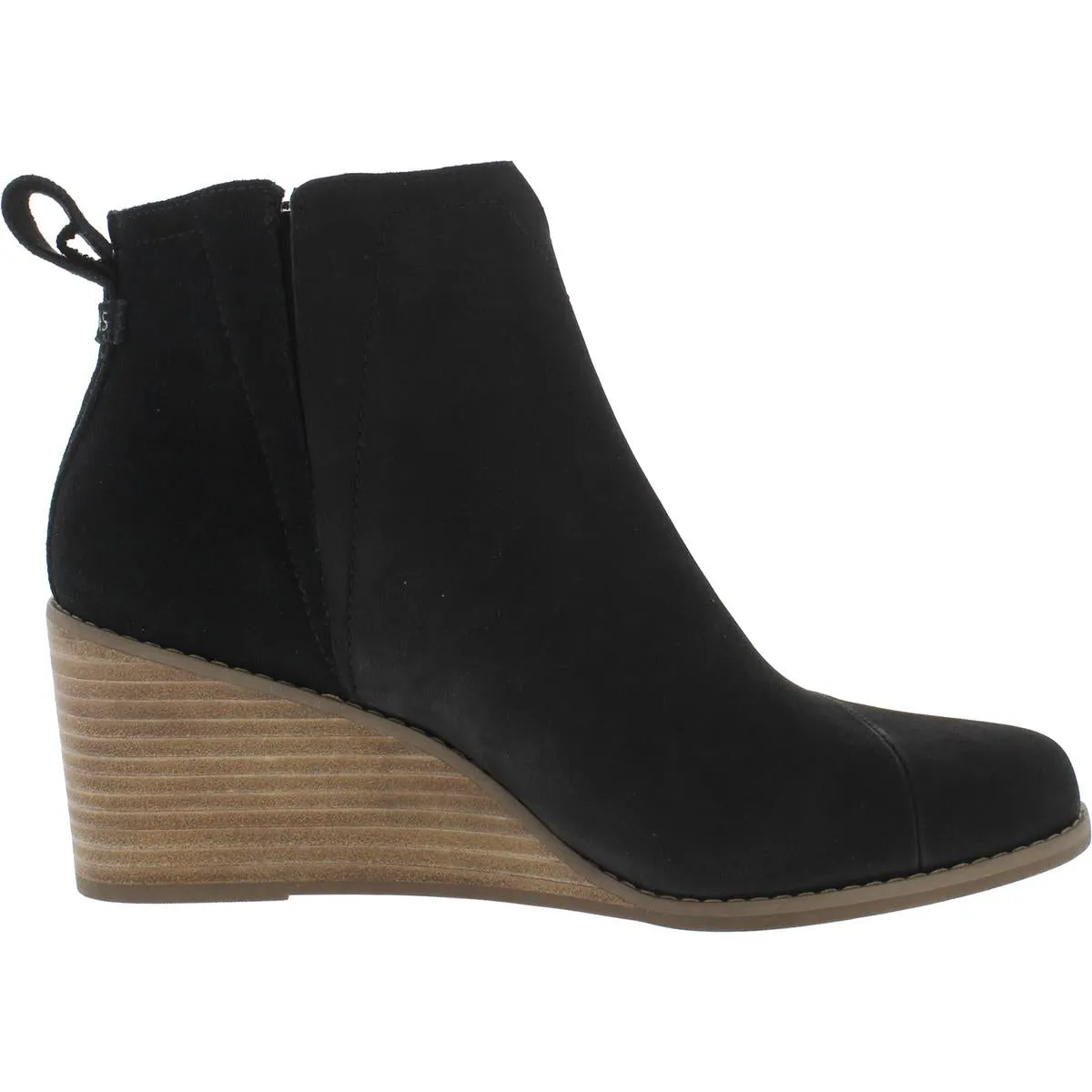CLARE Womens Pointed Toe Wedge Heel Wedge Boots