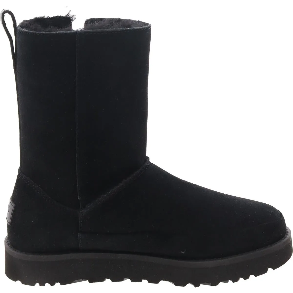 Classic Zip Short Womens Suede Lined Winter & Snow Boots