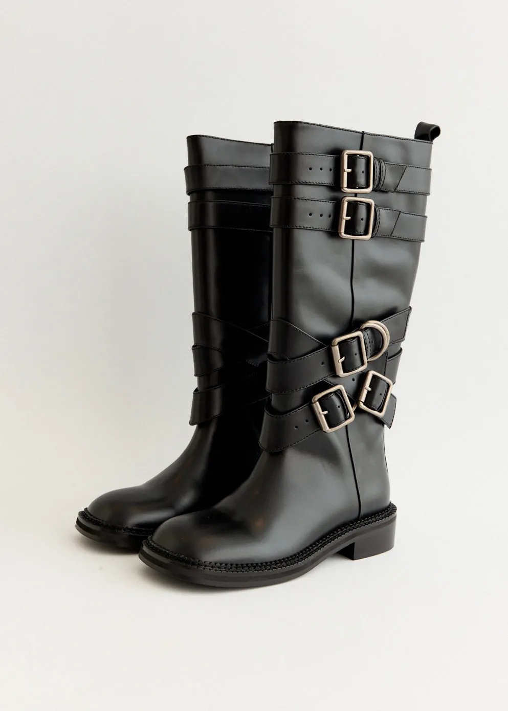 Fit For The Gym Layered Strap Boots Elegant