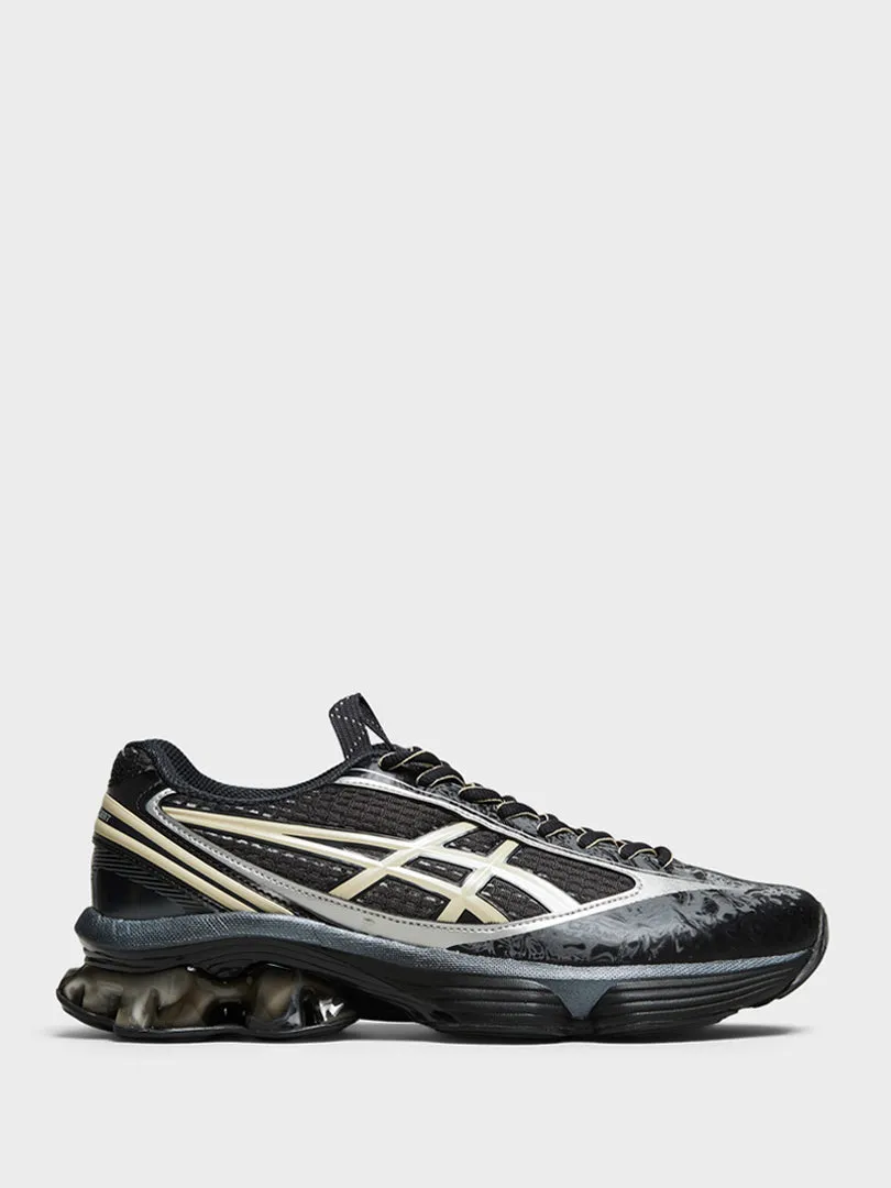 Ready For Anythi Clearance handling US6-S Gel-Kinetic Fluent Sneakers in Black and Vanilla Daily Necessity