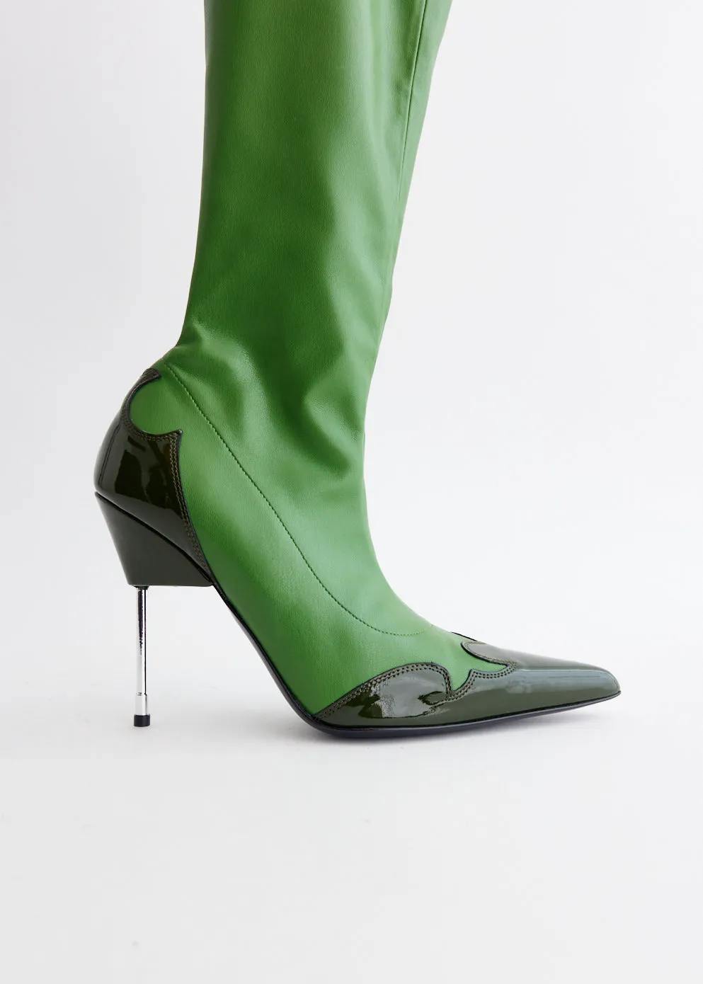 Padded Strap x Gia Borghini Charleston Boots
