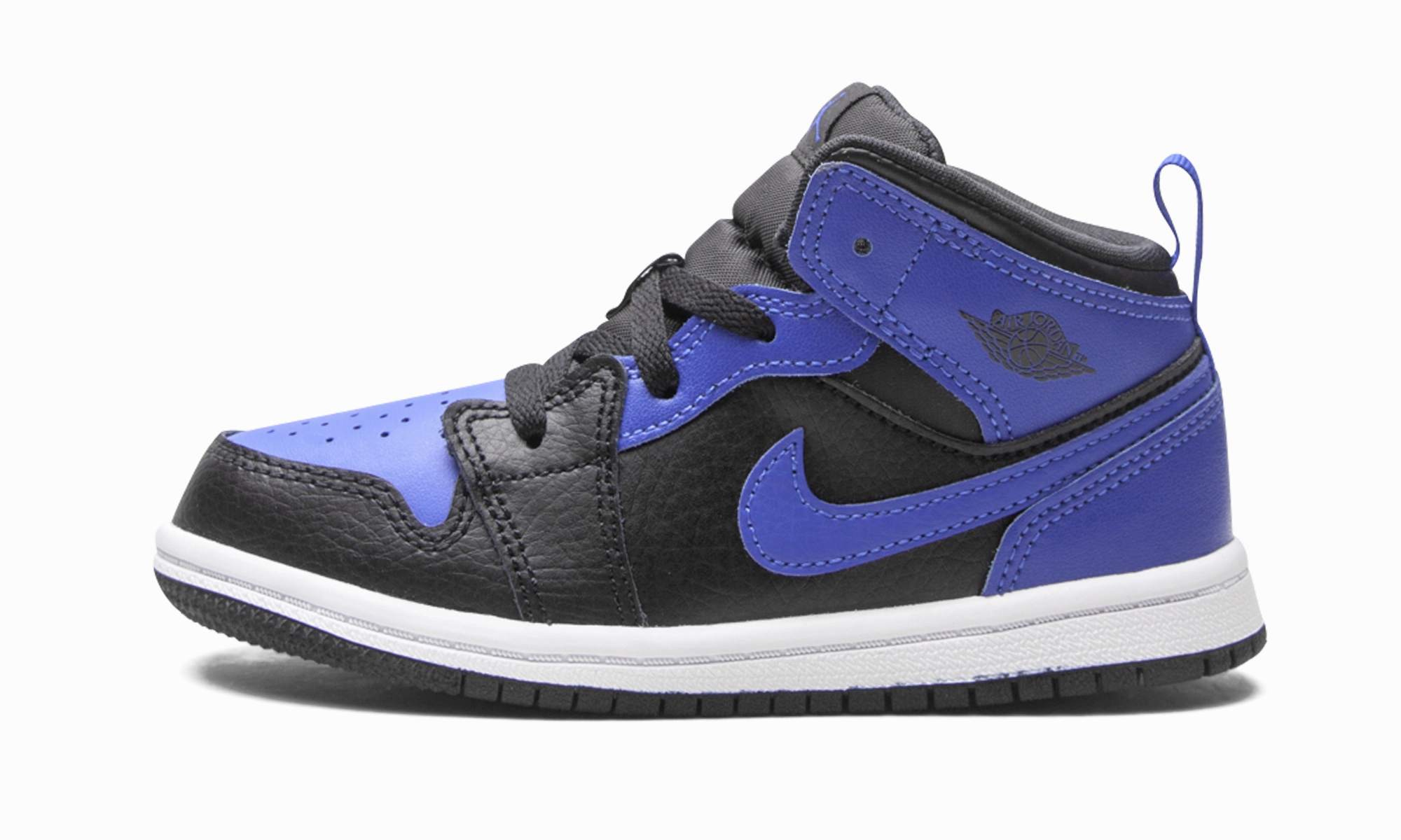 Chain Strap Co-branded promotion Jordan 1 Mid TD "Black/Hyper Royal" Big Discount