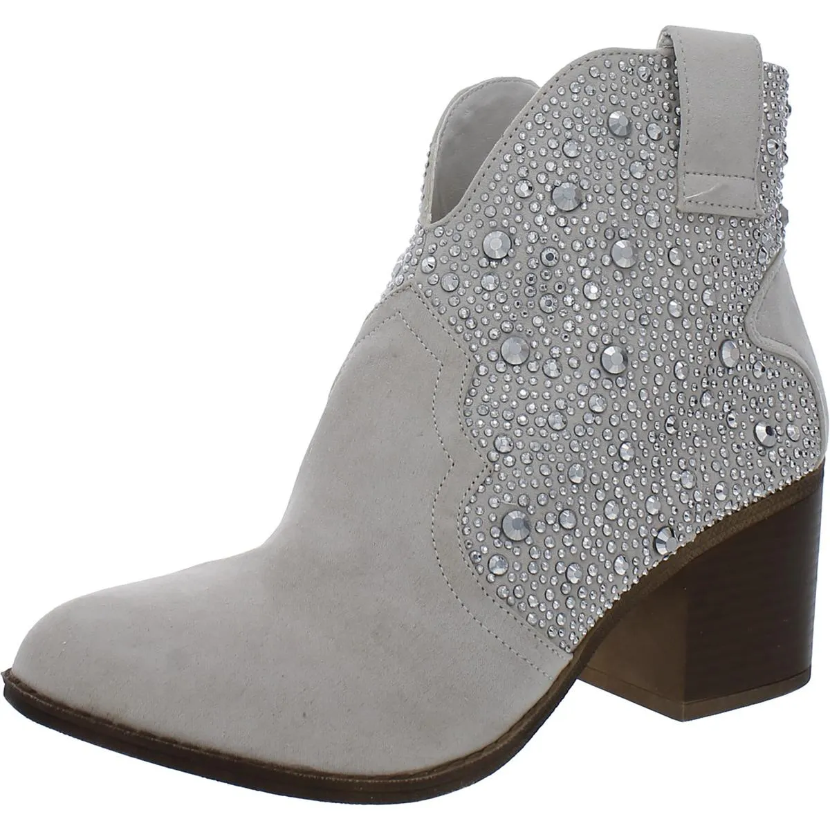 Comet Womens Faux Suede Pointed Toe Cowboy, Western Boots