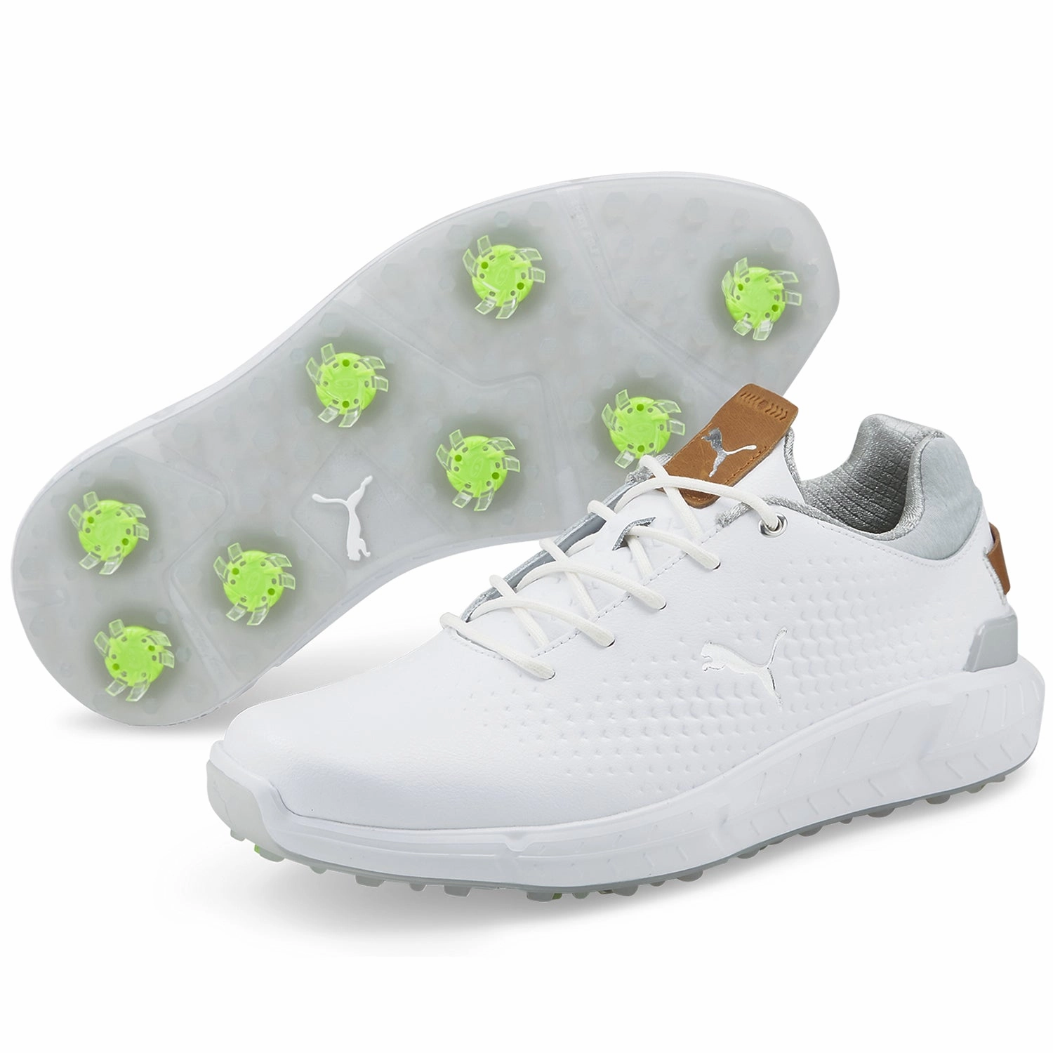 Minimalist Design Puma Ignite Articulate Leather Golf Shoes 376155