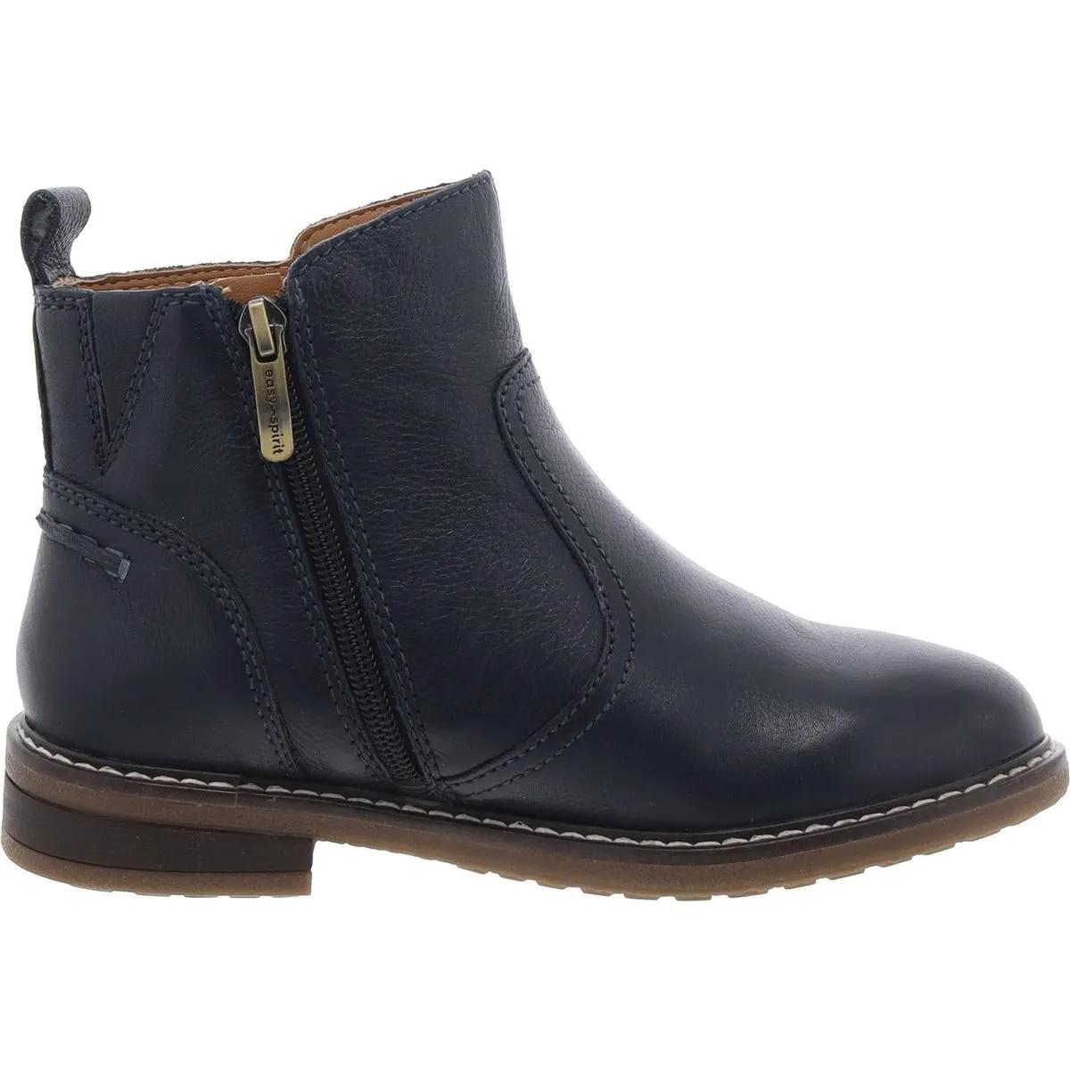 Cosa Womens Cushioned Footbed Round Toe Ankle Boots