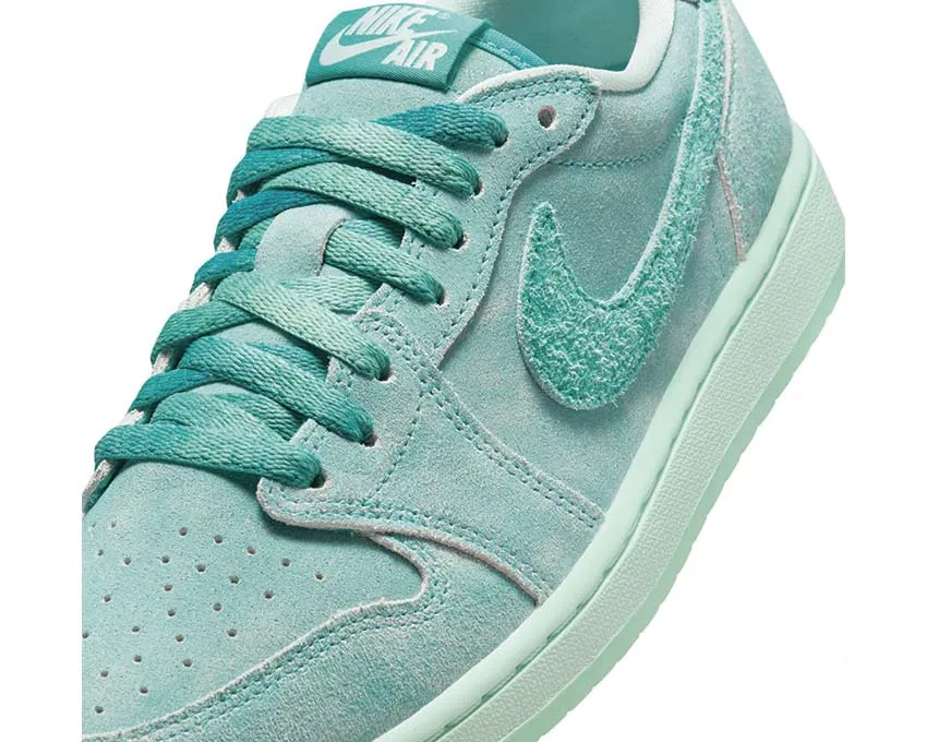 Air Jordan 1 Retro Low OG W "Washed Teal" Just What You Need, Vintage, Magnetic Snap