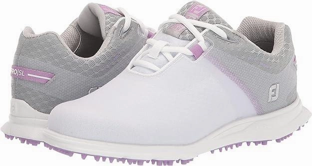 Cost-Effective Deal New Women's Footjoy Pro SL Sport  White/Purple MSP$175 BPA-free special Water Bottle Pocket, Perfect For All Seasons