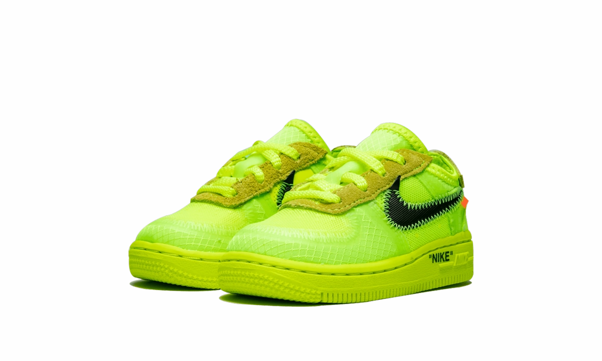 Synthetic The 10: Air Force 1 (TD) "Off-White Volt" Small But Mighty