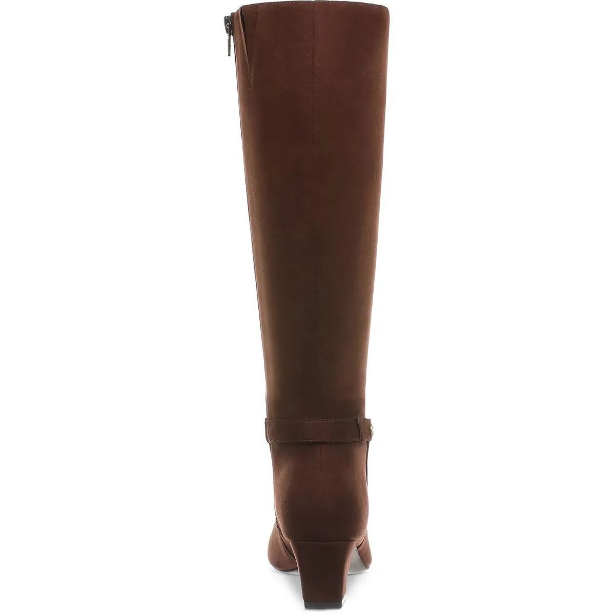 CRISSALYNNEF Womens Zipper Manmade Knee-High Boots