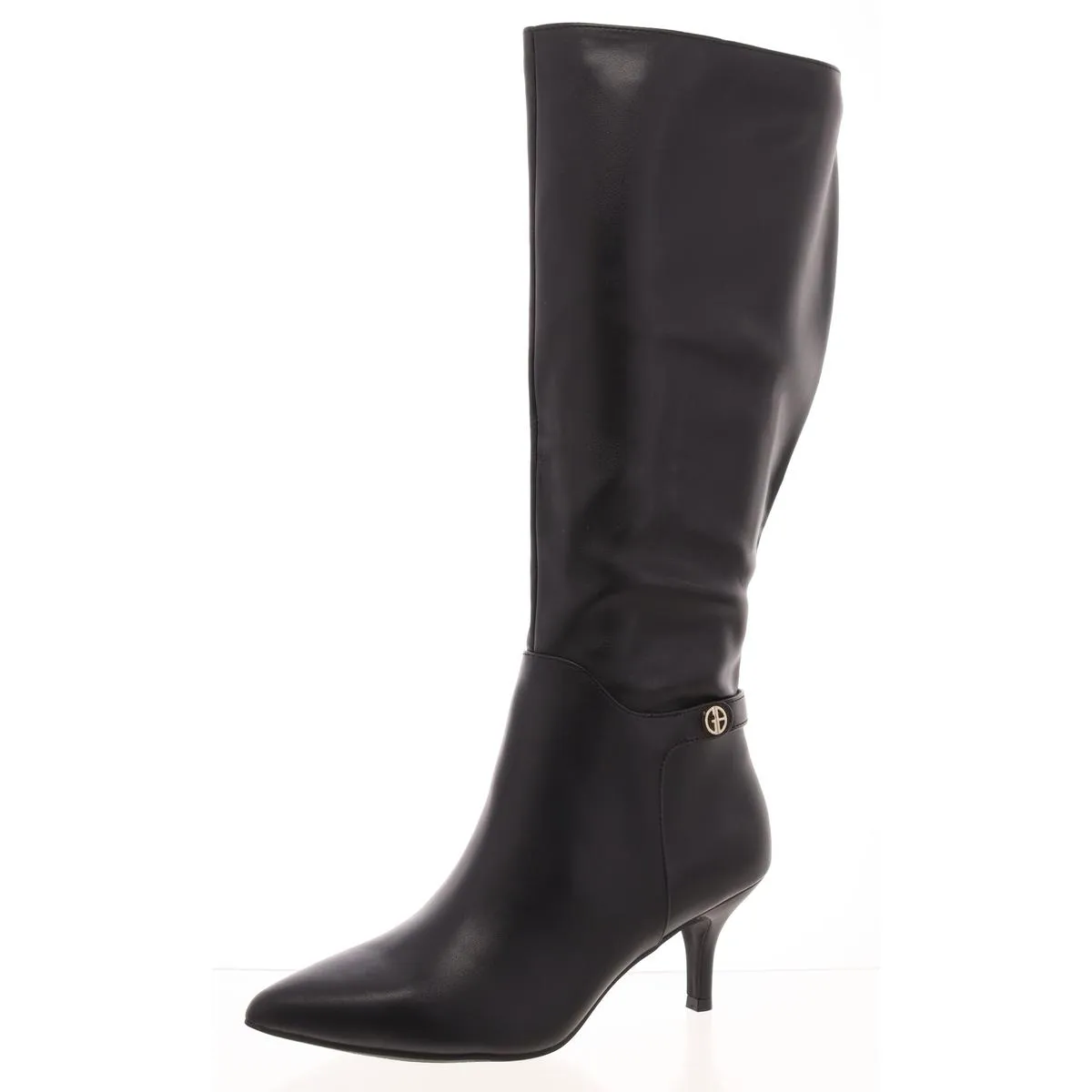 Crueella Womens Slip On Pointed Toe Knee-High Boots