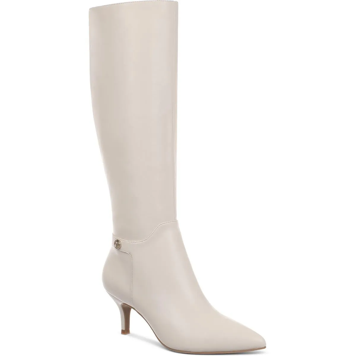Crueella Womens Slip On Pointed Toe Knee-High Boots