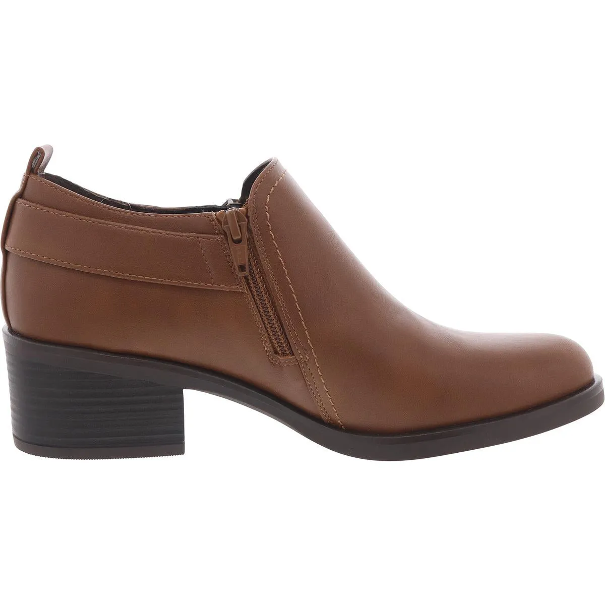 Curby Womens Double Zipper Manmade Chukka Boots