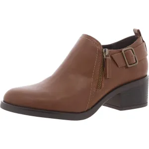 Curby Womens Double Zipper Manmade Chukka Boots