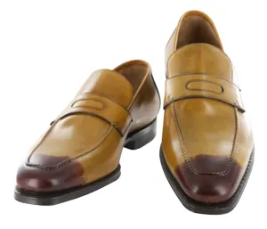 Custom feature special Sutor Mantellassi Caramel Brown Shoes  Size: 11.5 US / 10.5 UK Study Essential Everyday Luxury, Now Trending, MenS Travel Shoulder Bag