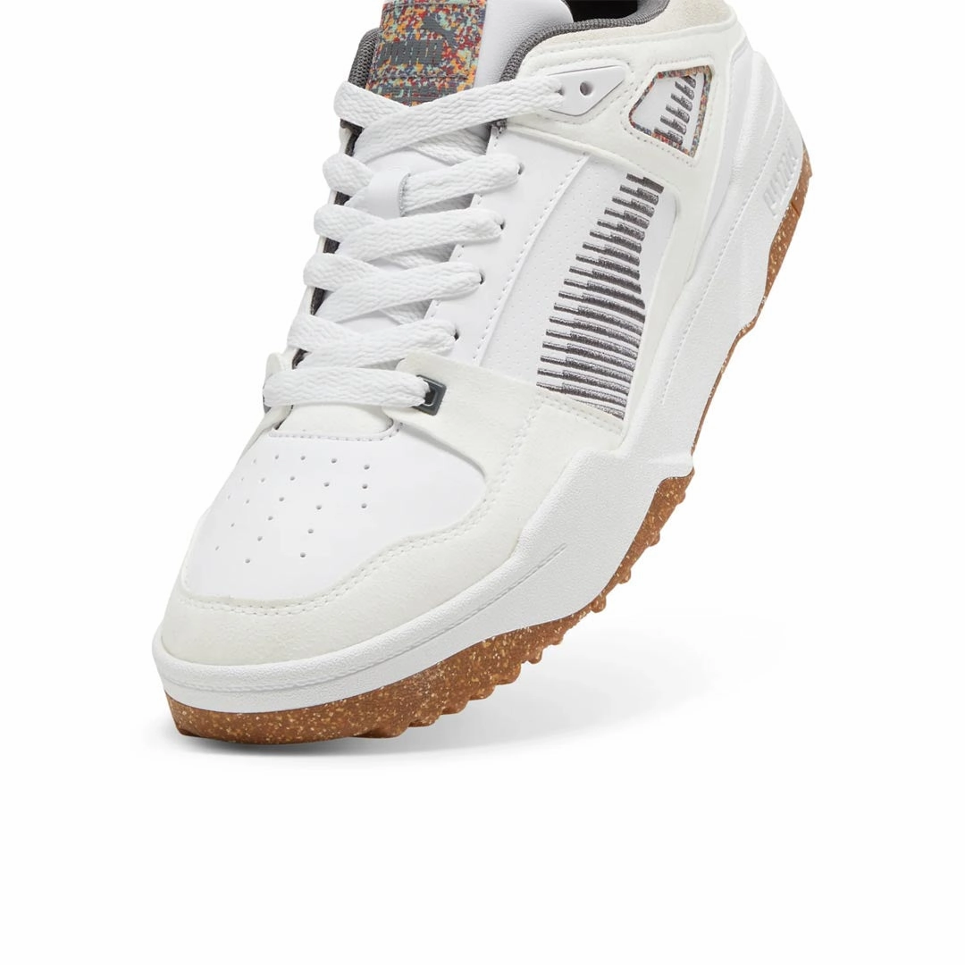 Eco-Packaged Puma - Men's Slipstream G Sustainability Spikeless Golf Shoes (309789 01) Clutch With Magnetic Snap Closure