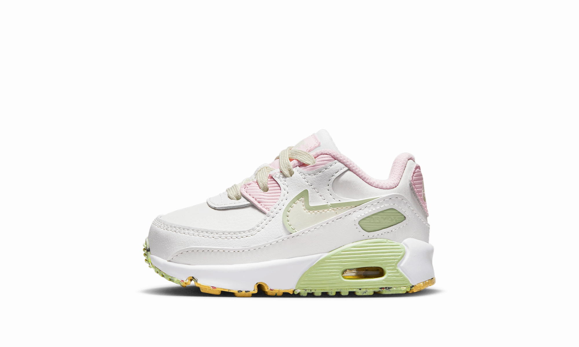 Trolley Sleeve, Quick Access Pocket, Compact And Powerful Custom Style AIR MAX 90 TD "WHITE PINK GREEN" Double Handle