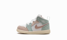Adjustable Strap Customer-Loved Pick Air Jordan Retro 1 Mid SE TD "Pink Oxford / Jade Ice" Nearly Out of Stock Back Slot