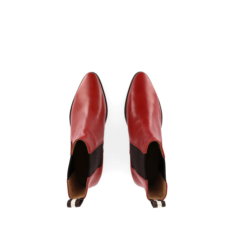 DAILY - RED WAXY LEATHER