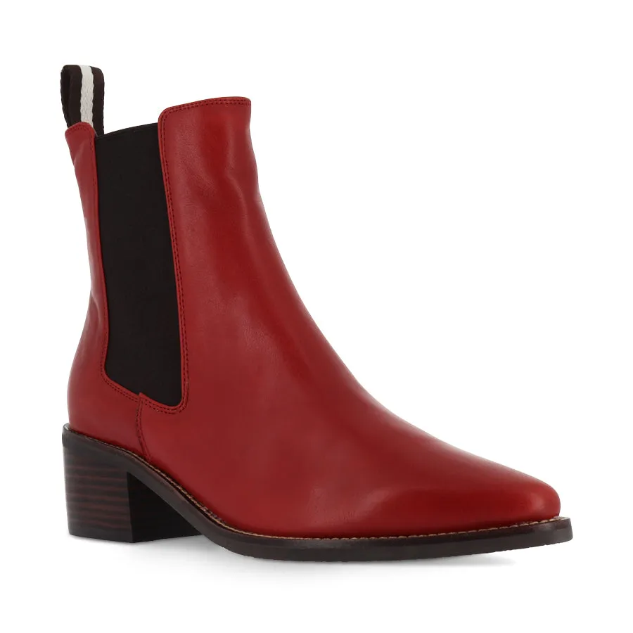 DAILY - RED WAXY LEATHER