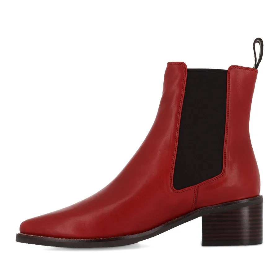 DAILY - RED WAXY LEATHER