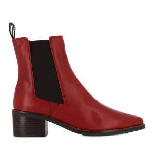 DAILY - RED WAXY LEATHER