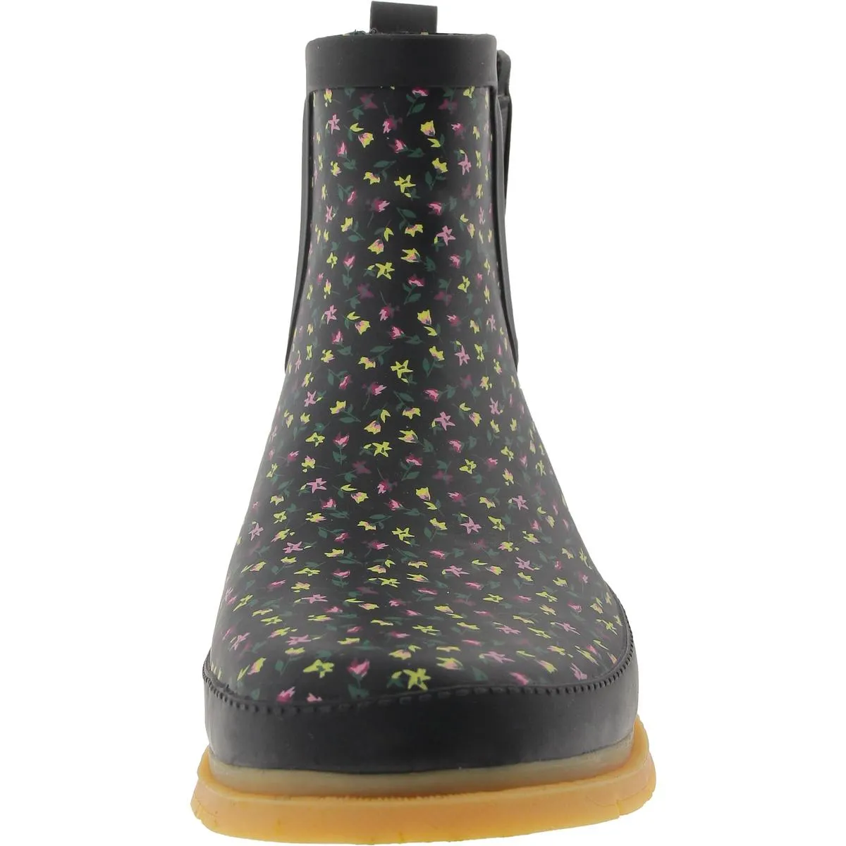 Dainity Chelsea Womens Floral Print Ankle Chelsea Boots