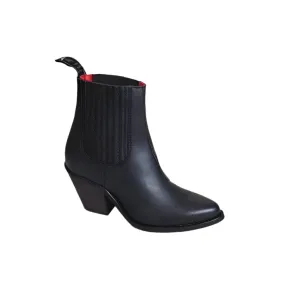 'Daisy' Vegan Ankle Boots by Good Guys Don't Wear Leather - black