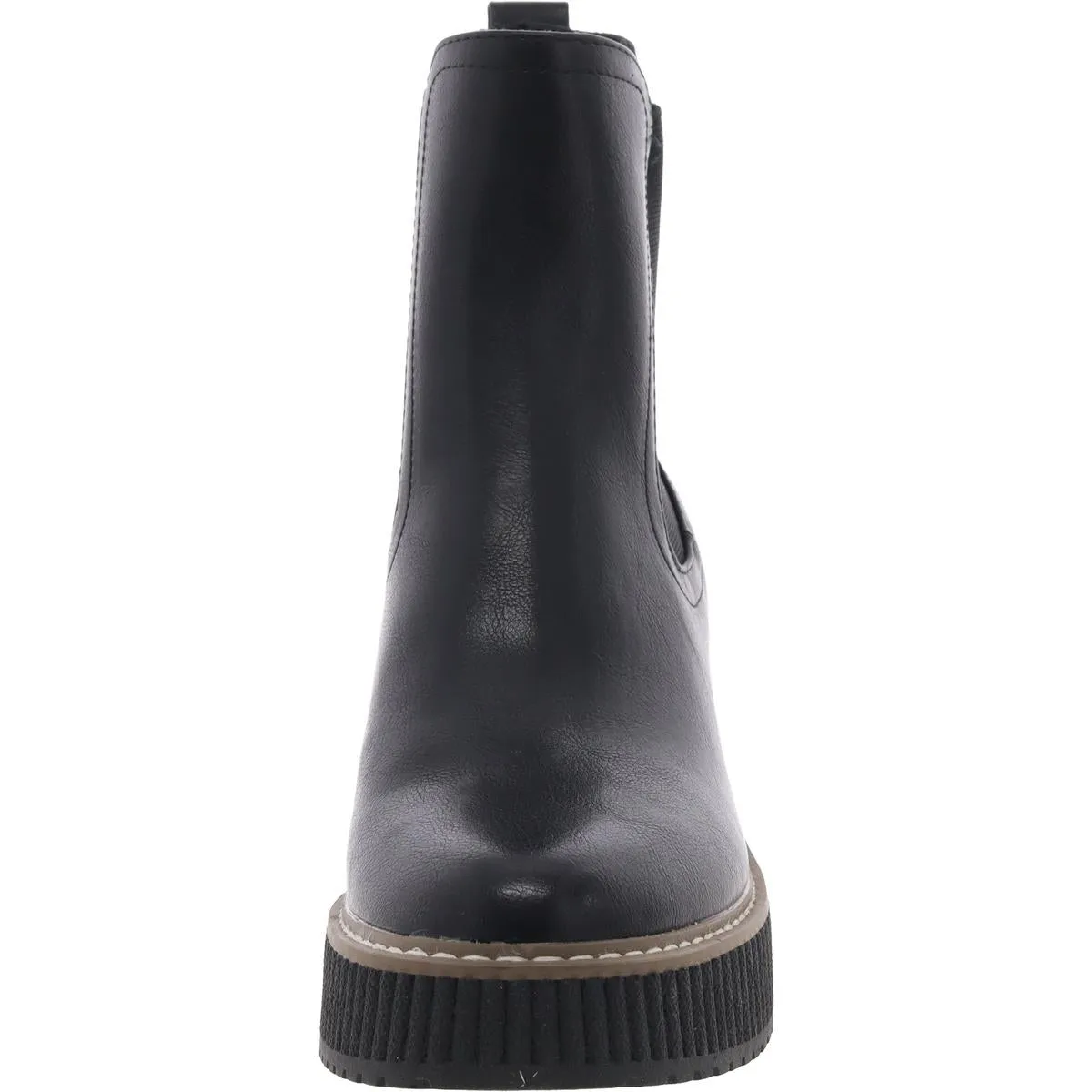 Darcel Womens Faux Leather B Chelsea Boots