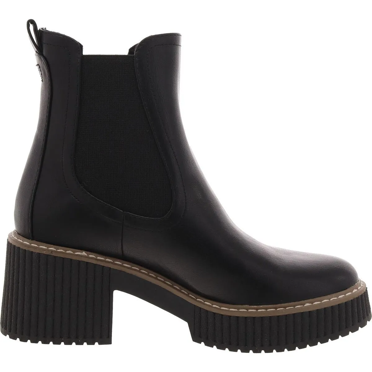 Darcel Womens Faux Leather B Chelsea Boots