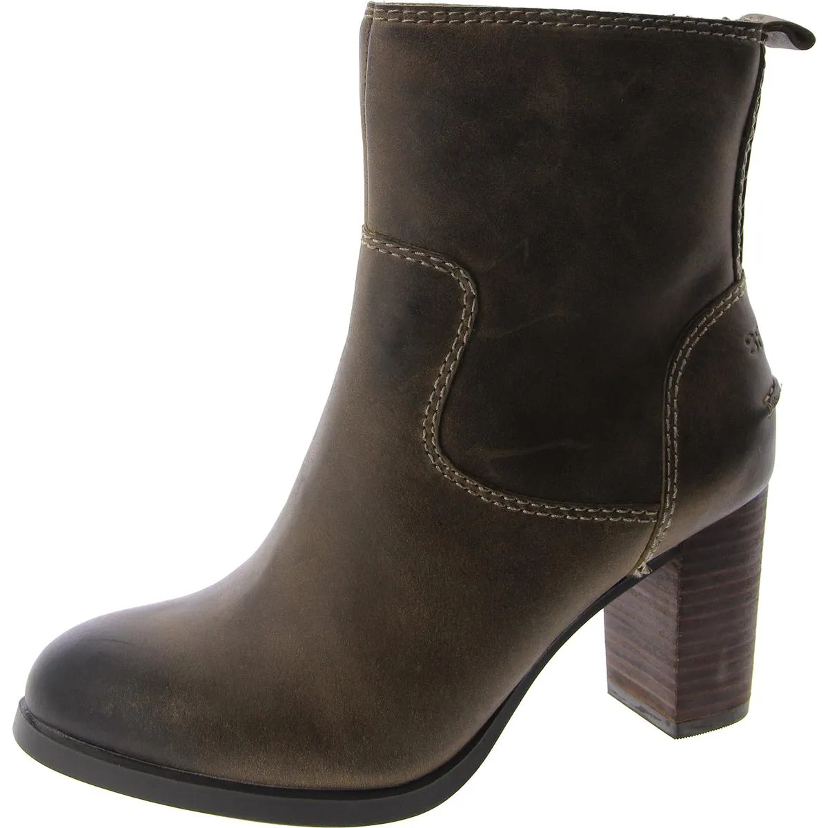 Dasher Grace Womens Leather Comfort Ankle Boots