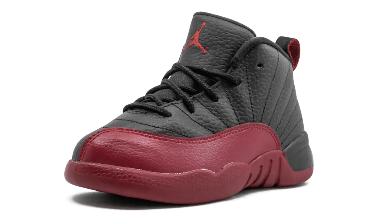Jordan 12 Retro BT TD "Flu Game" Style Delivered, Quilted Leather Clutch