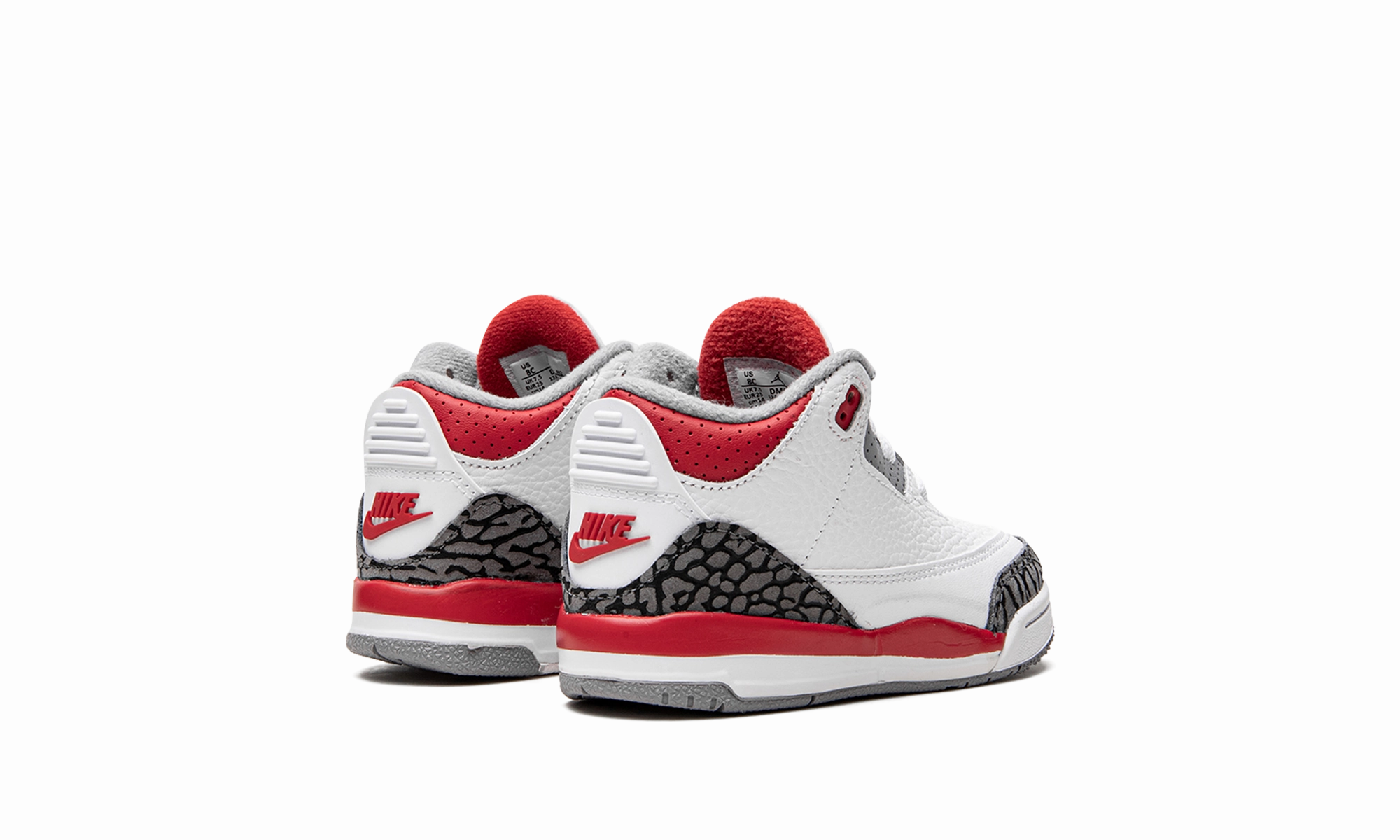 Air Jordan 3 Retro TD "Fire Red" On The Go Style, Branded, Chain Strap