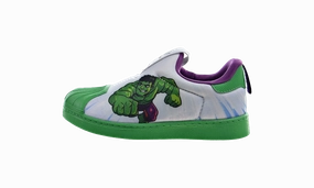 Bold In Every Way, Fit For The Gym Detachable Strap Superstar 360 I "Marvel Hulk" Slip-On TD "White-Vived Green-Ricmau" Sports design discount