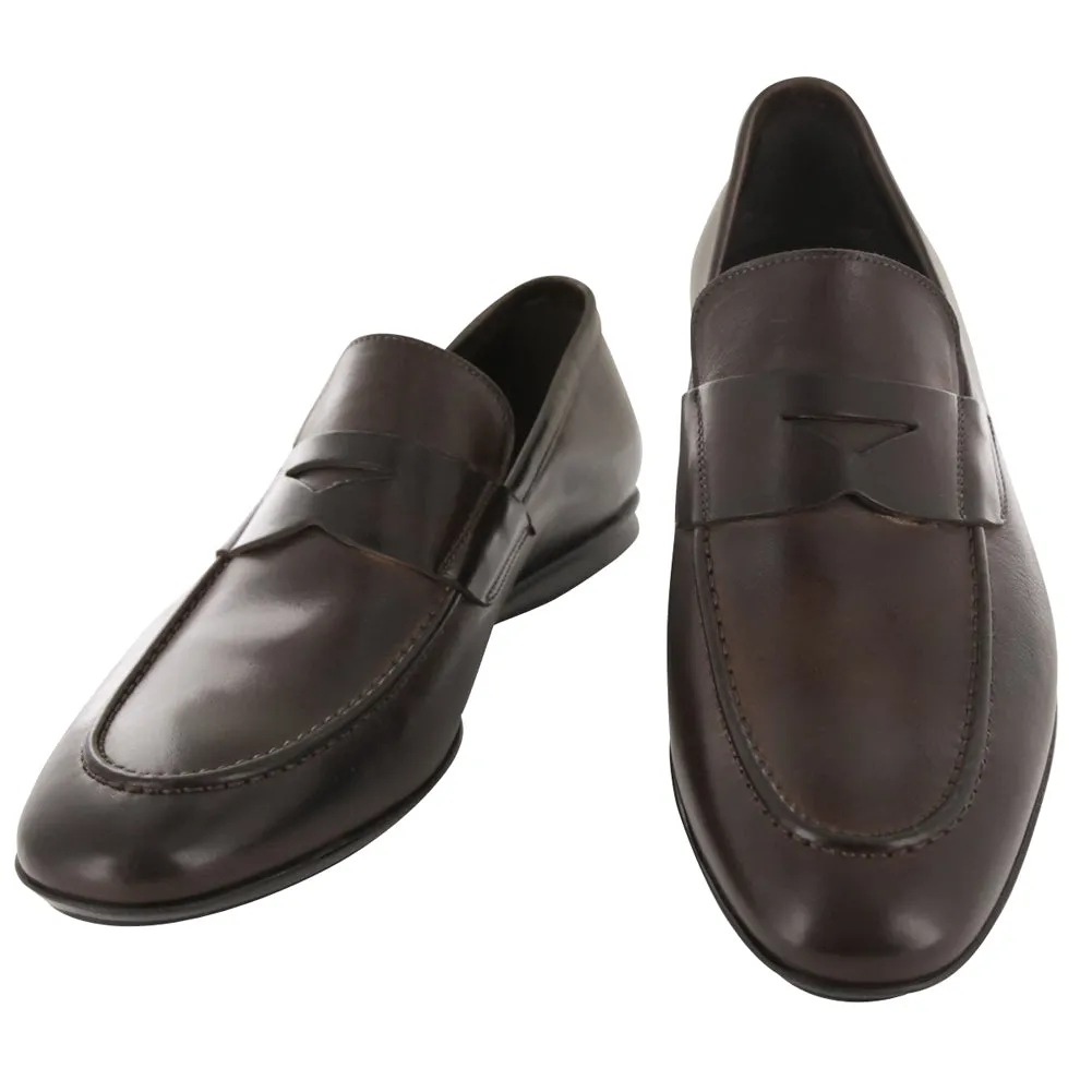 Classic Aesthetic, Click. Shop. Done. Discounted price Fiori Di Lusso Brown Penny Loafers Simple to Use