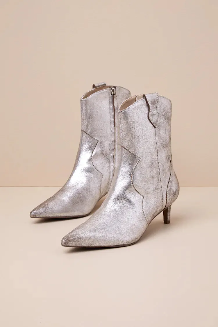 Distressed Pewter Dallas Boots