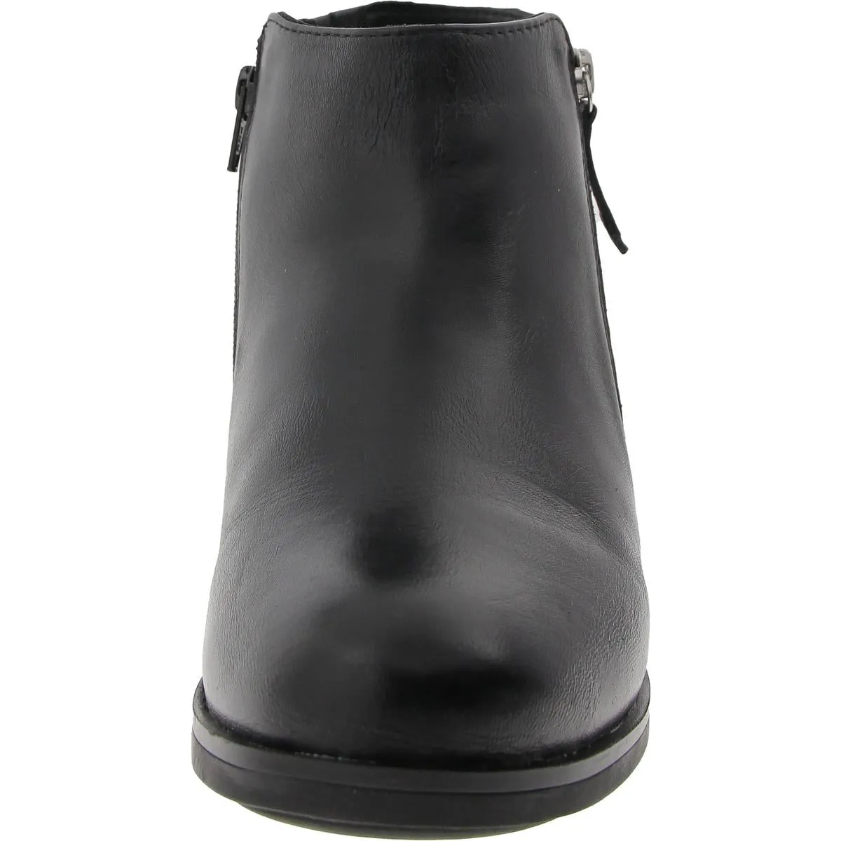 Dixon Womens Double Zipper Ankle Boots