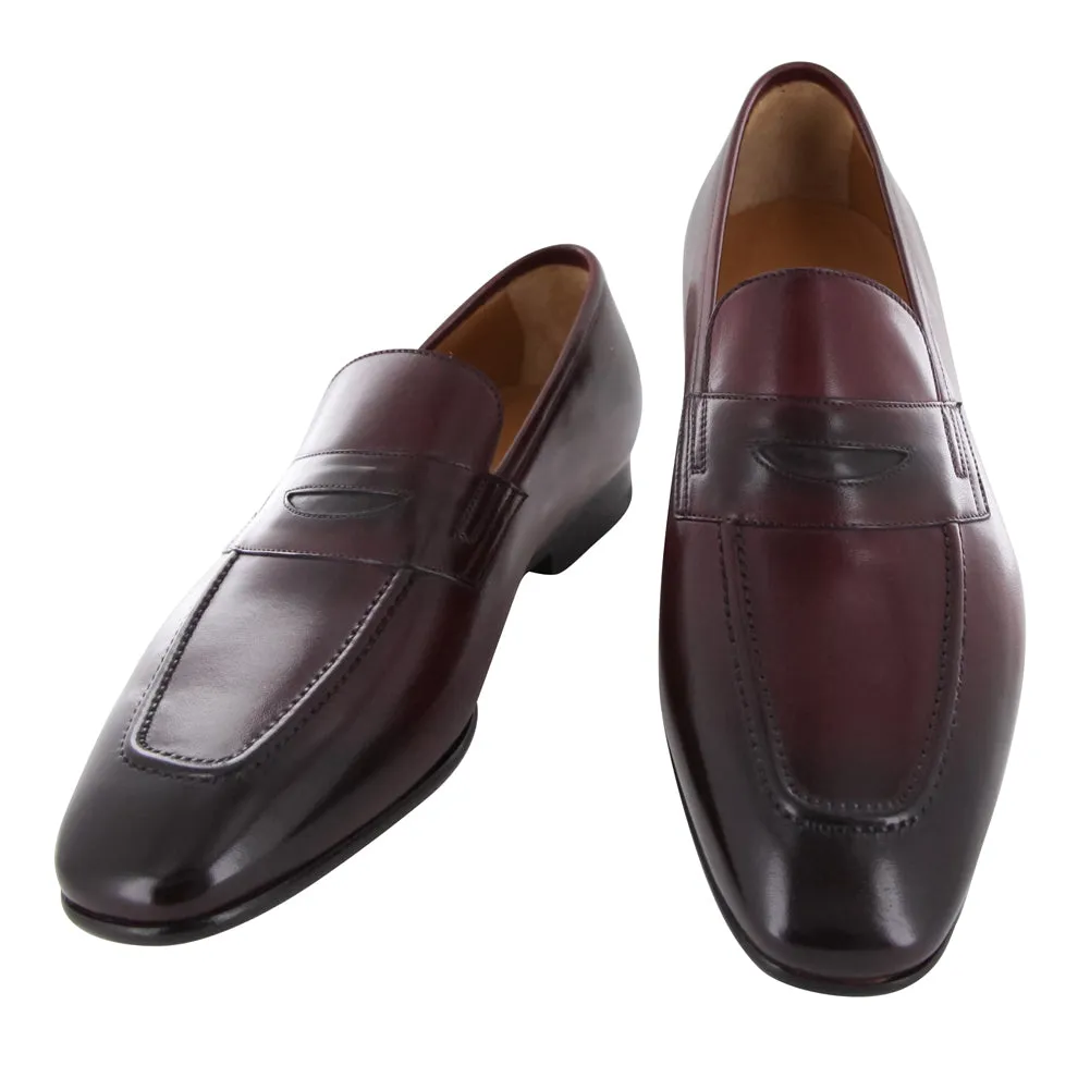 Leather, Felt Fiori Di Lusso Burgundy Red Shoes
