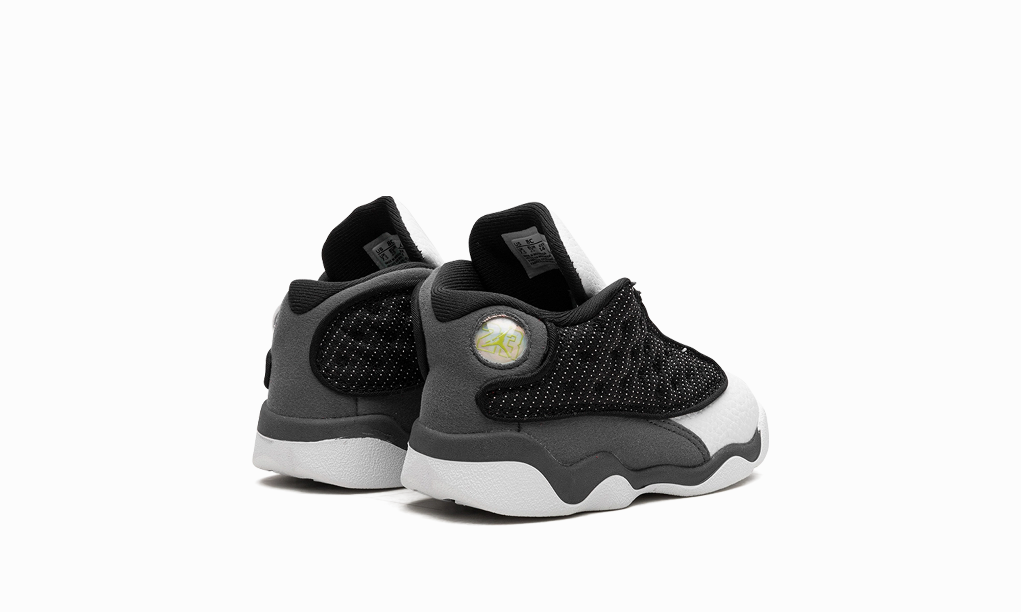 Drawstring Closure, Small But Mighty Air Jordan 13 TD "Black Flint"
