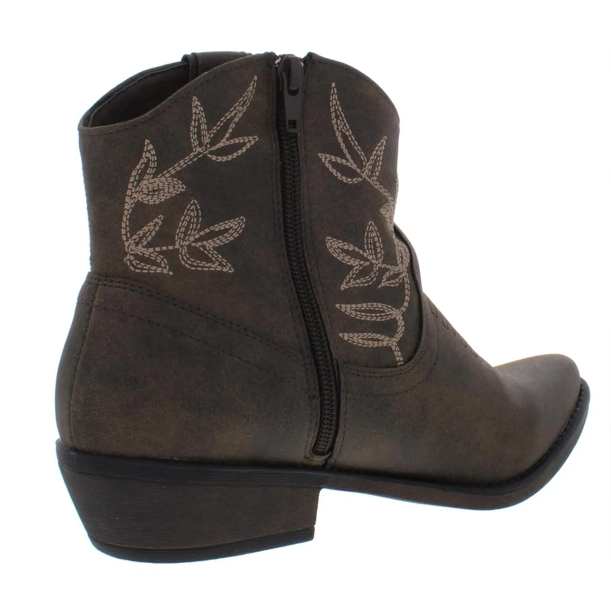 Dolly Womens Faux Leather Booties Ankle Boots