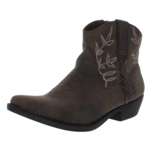 Dolly Womens Faux Leather Booties Ankle Boots