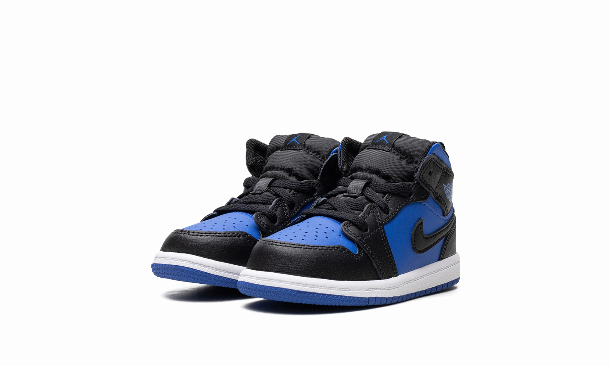 Superior Materials AIR JORDAN 1 MID TD "BLACK ROYAL BLUE"