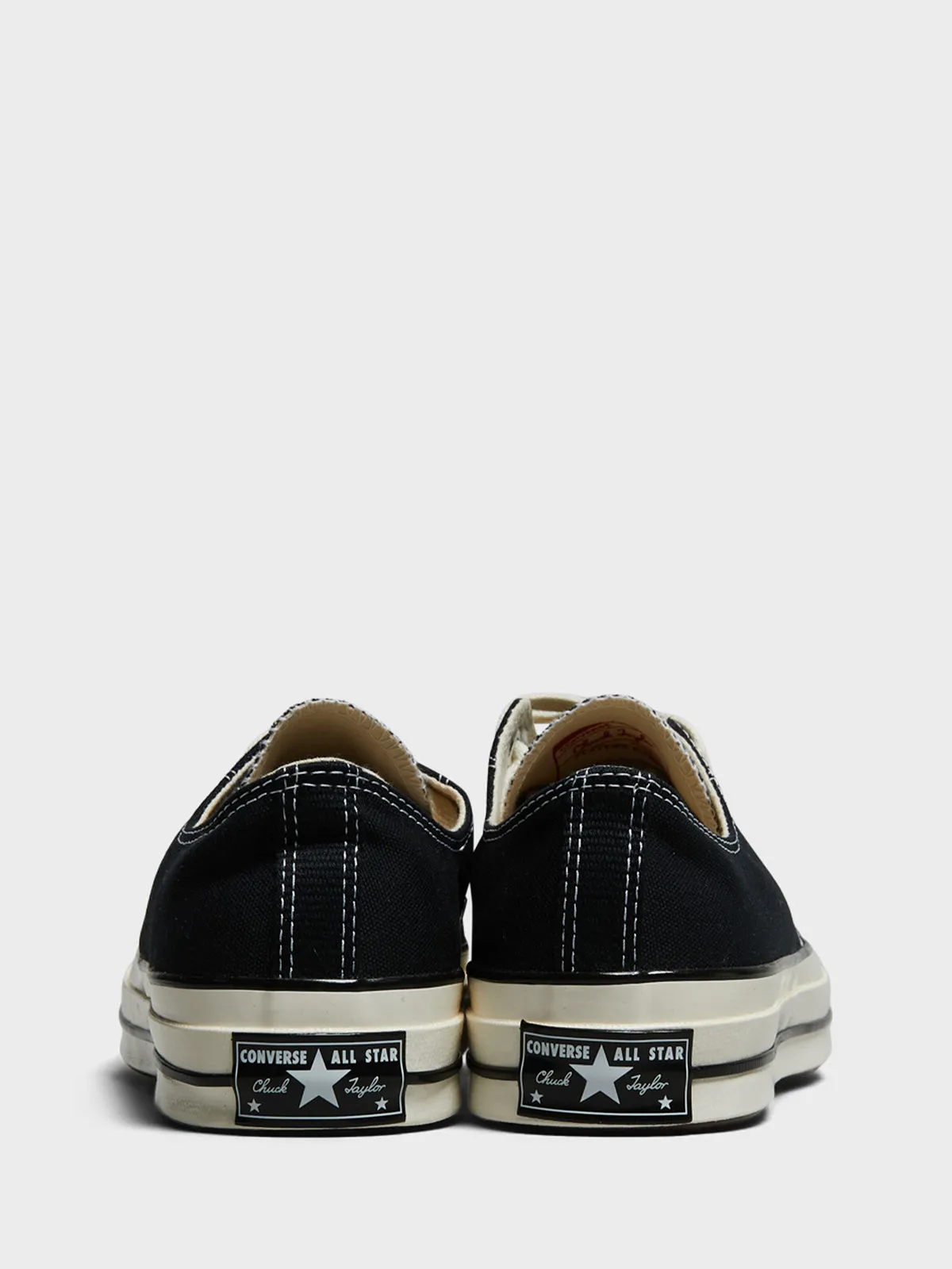 Designed For Everyday Use Chuck 70 Low Top Canvas Sneakers in Black/Black/Egret Kids School Backpack