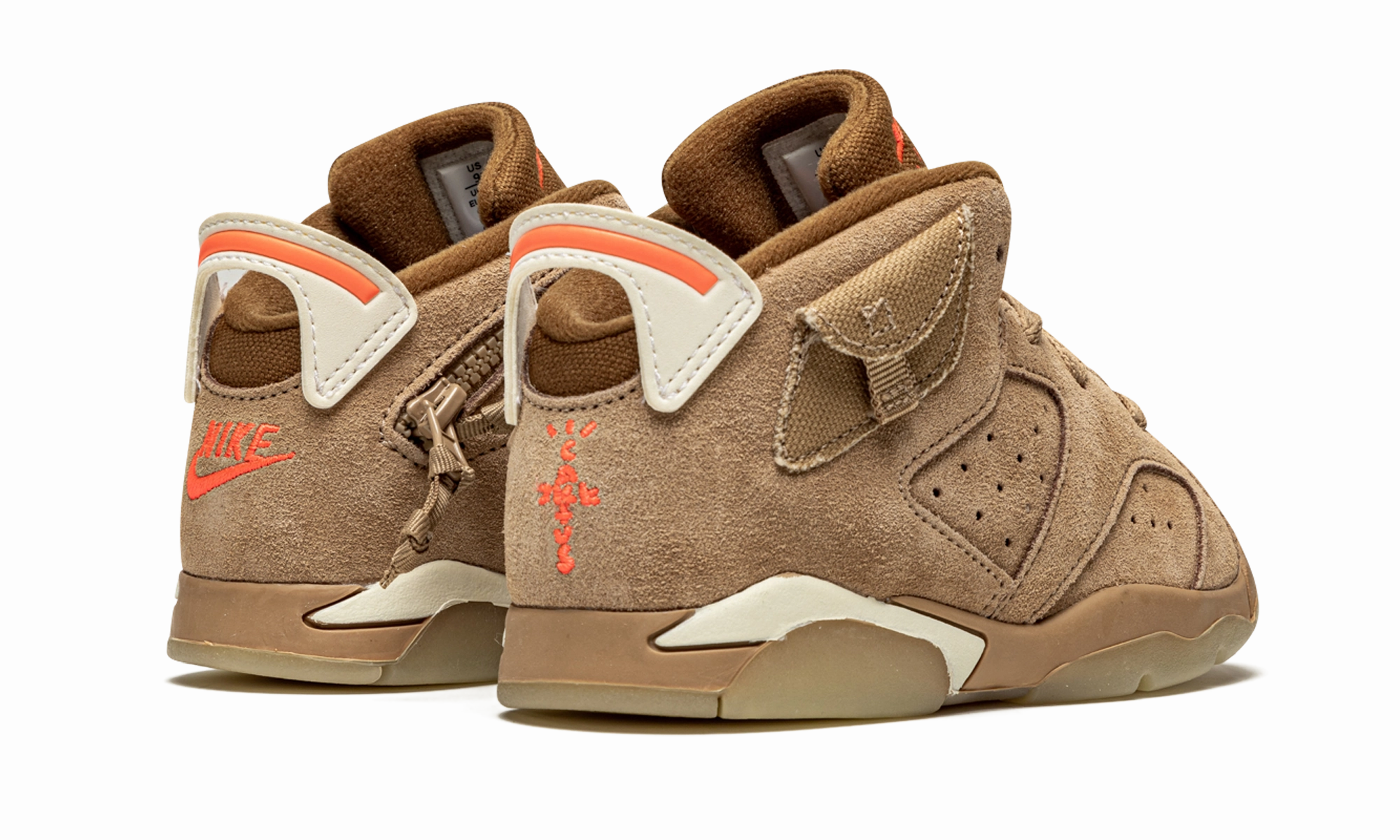 No-Fuss Design, Weather-Resistant, Casual Air Jordan 6 Retro TD "Travis Scott - British Khaki"
