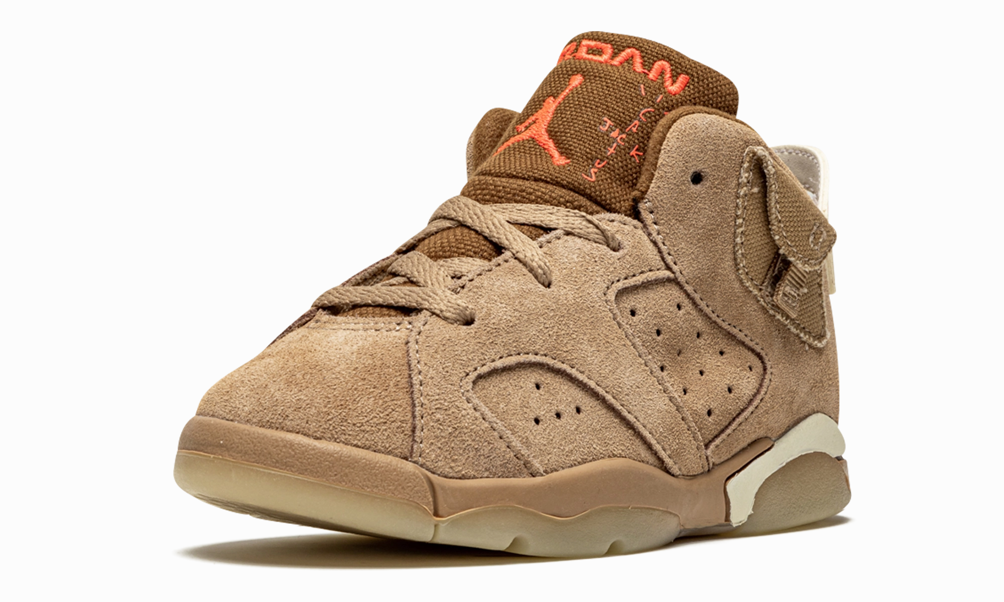 Air Jordan 6 Retro TD "Travis Scott - British Khaki" Quick Access Pocket