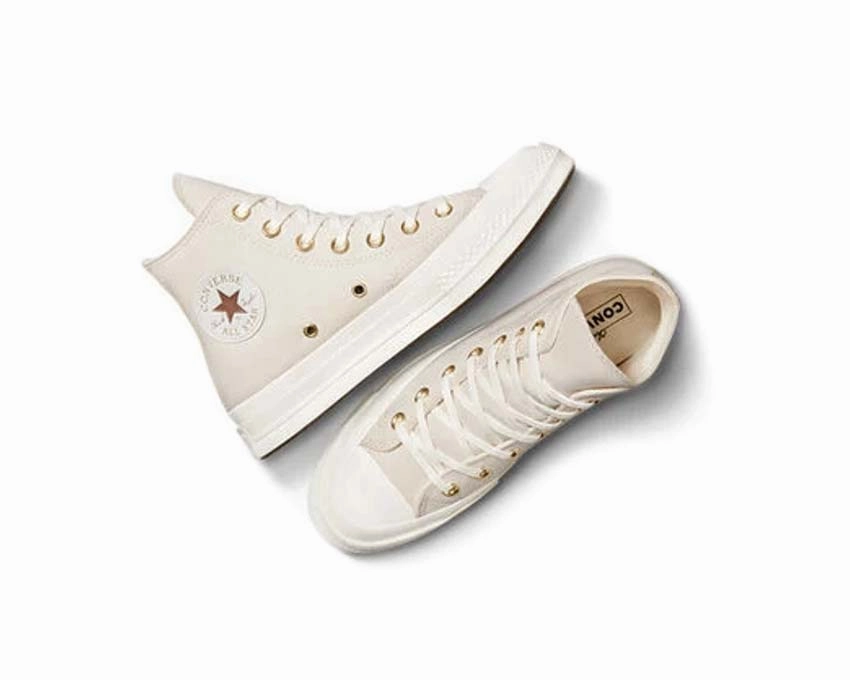 Check It Out, Ideal For Travel, White Canvas Tote Bag Converse Chuck 70 Hi